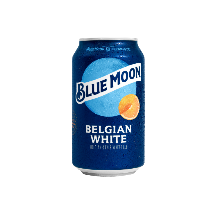 Blue Moon Belgian White Can