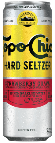 Topo Chico Hard Seltzer Strawberry Guava 12oz can