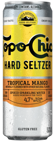 Topo Chico Hard Seltzer Tropical Mango 12oz can